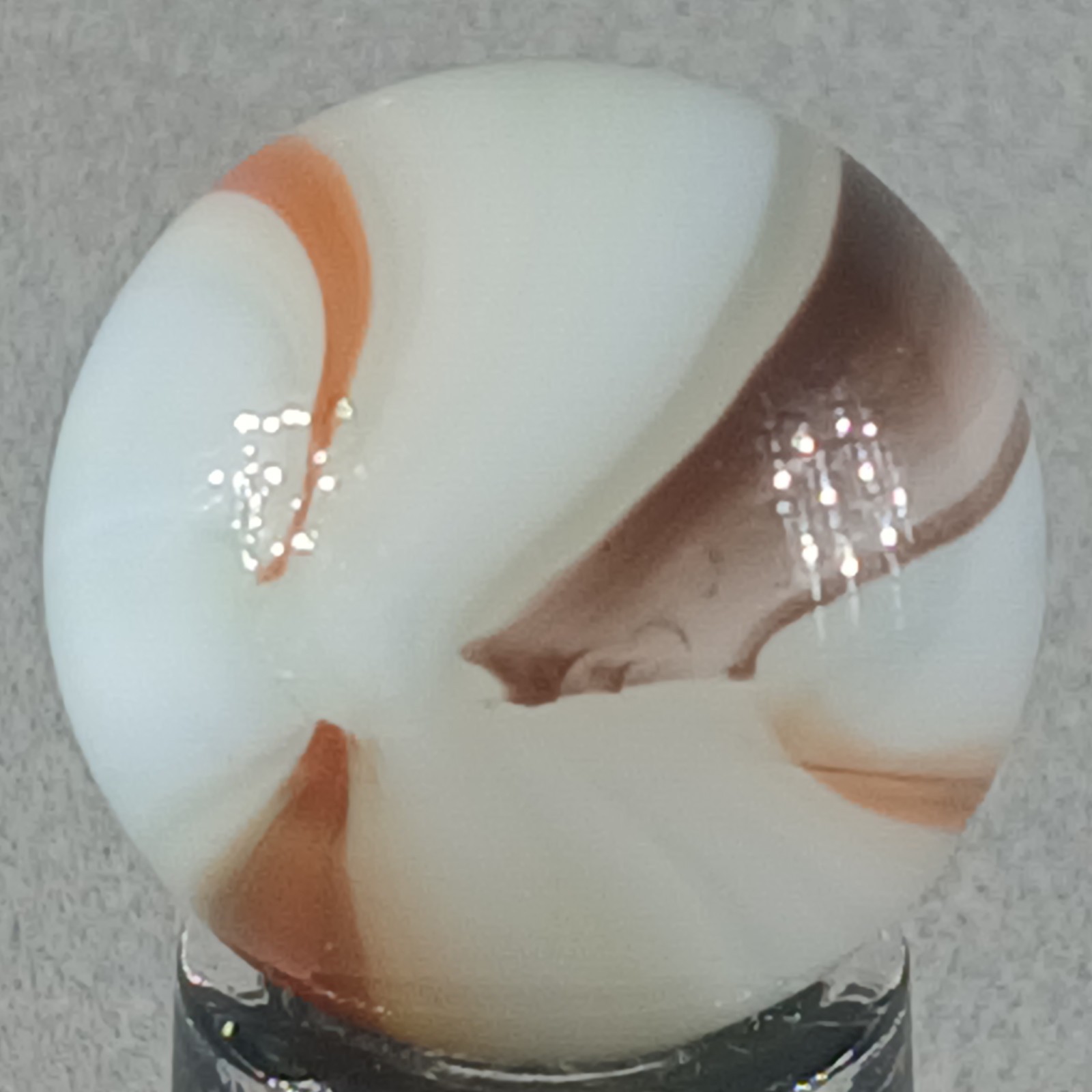 Vintage Imported Patch And Ribbon Marble .64 Inches Near-Mint Condition