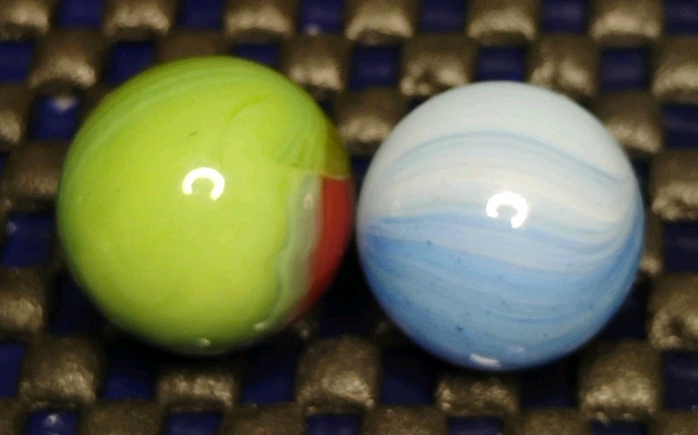 .61″-.59″ VINTAGE MARBLES LOT🔥MINT-