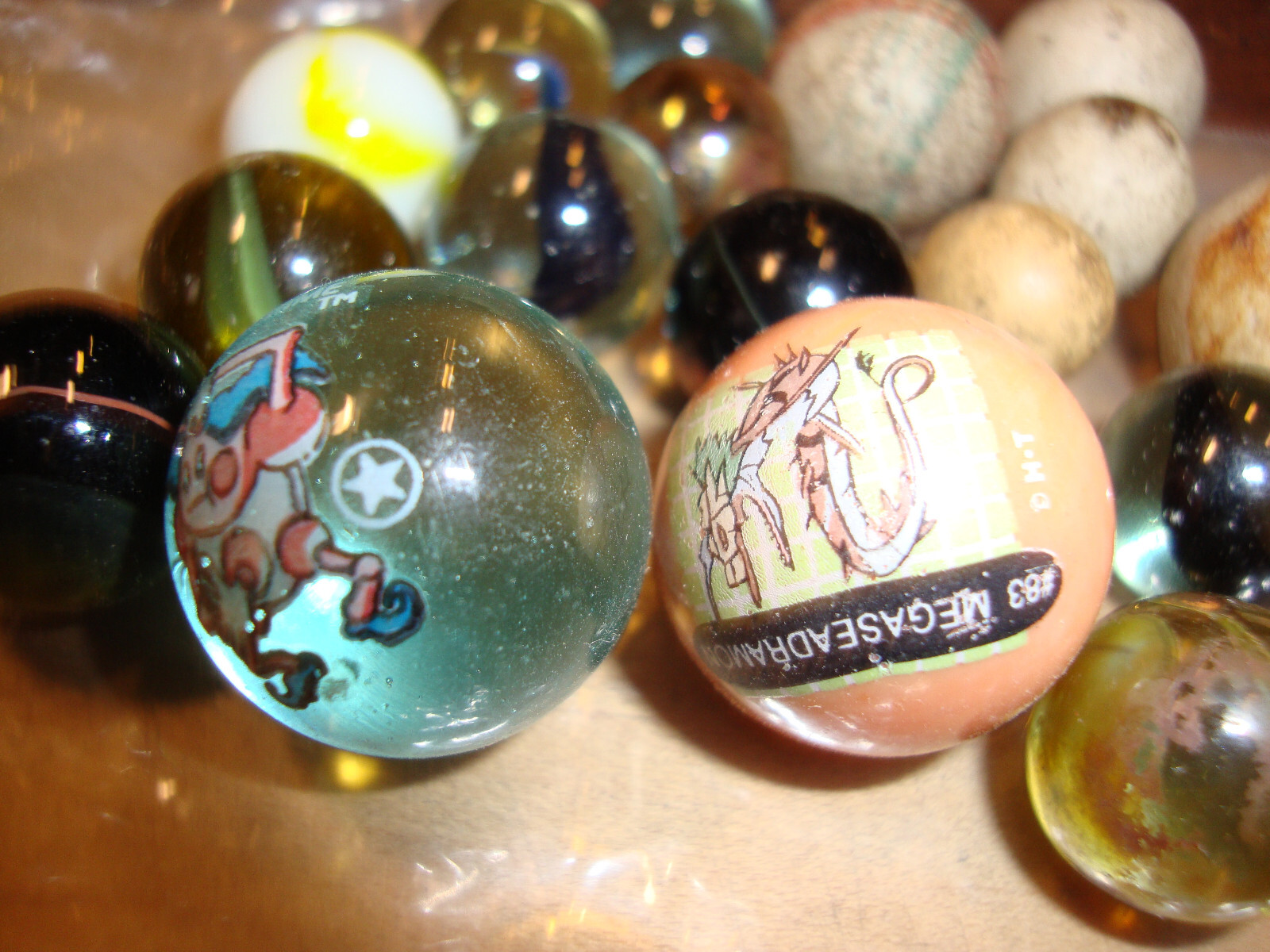 Lot of Vintage Marbles / some Akro Agate tiger eye and other,s 110 in lot