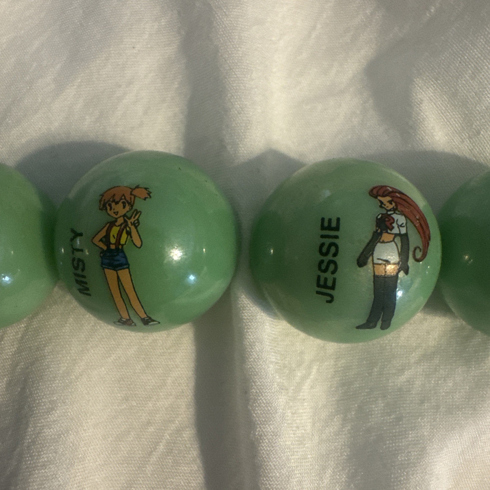 RARE Vintage 1998 Pokemon Marbles Human Trainers Lot – Ash Brock Jessie Toy Biz