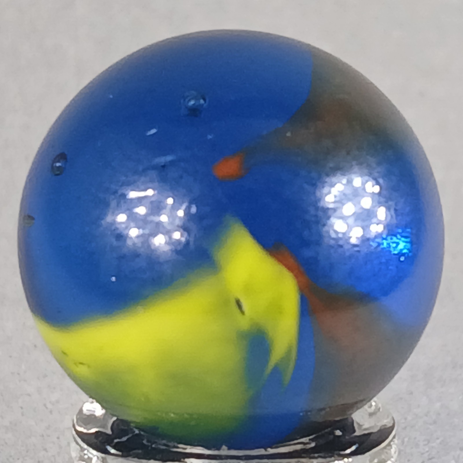Vacor Iridescent Swirl Marble .62 Inches Near-Mint Condition Combined Shipping