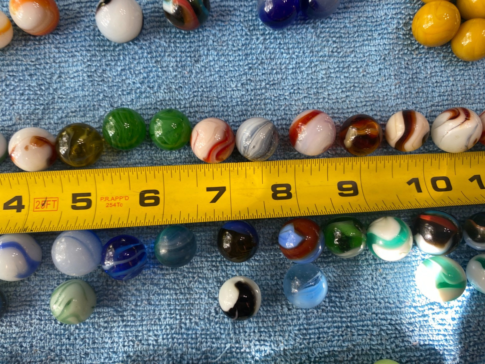 Vintage Lot of 108 Marbles Various Makers Moss Agates Patches Swirl etc