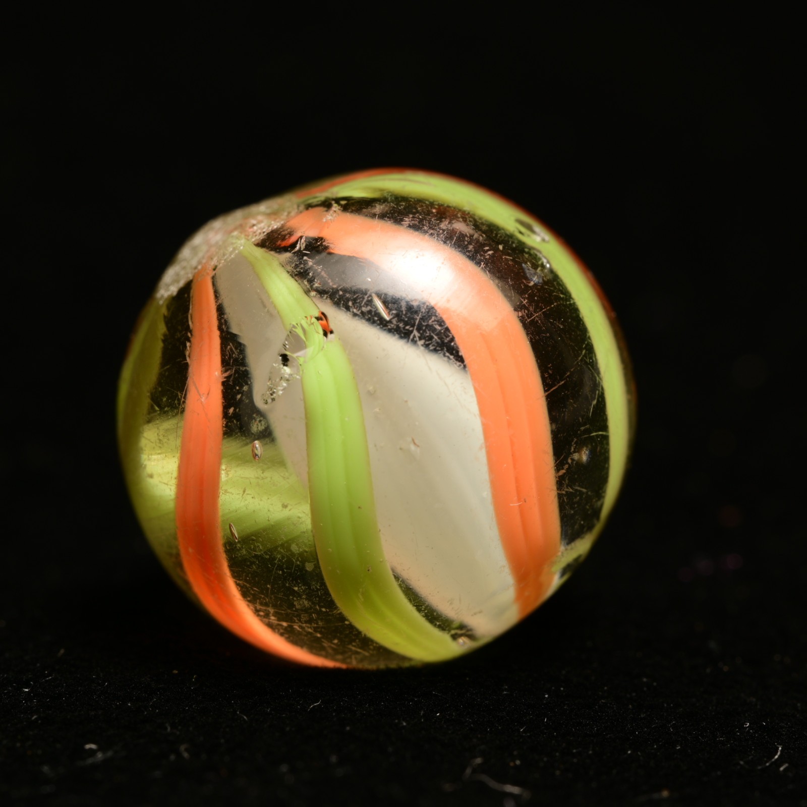 Solid Core German Handmade Antique Marble English Style Contrast 17.6mm 11/16”