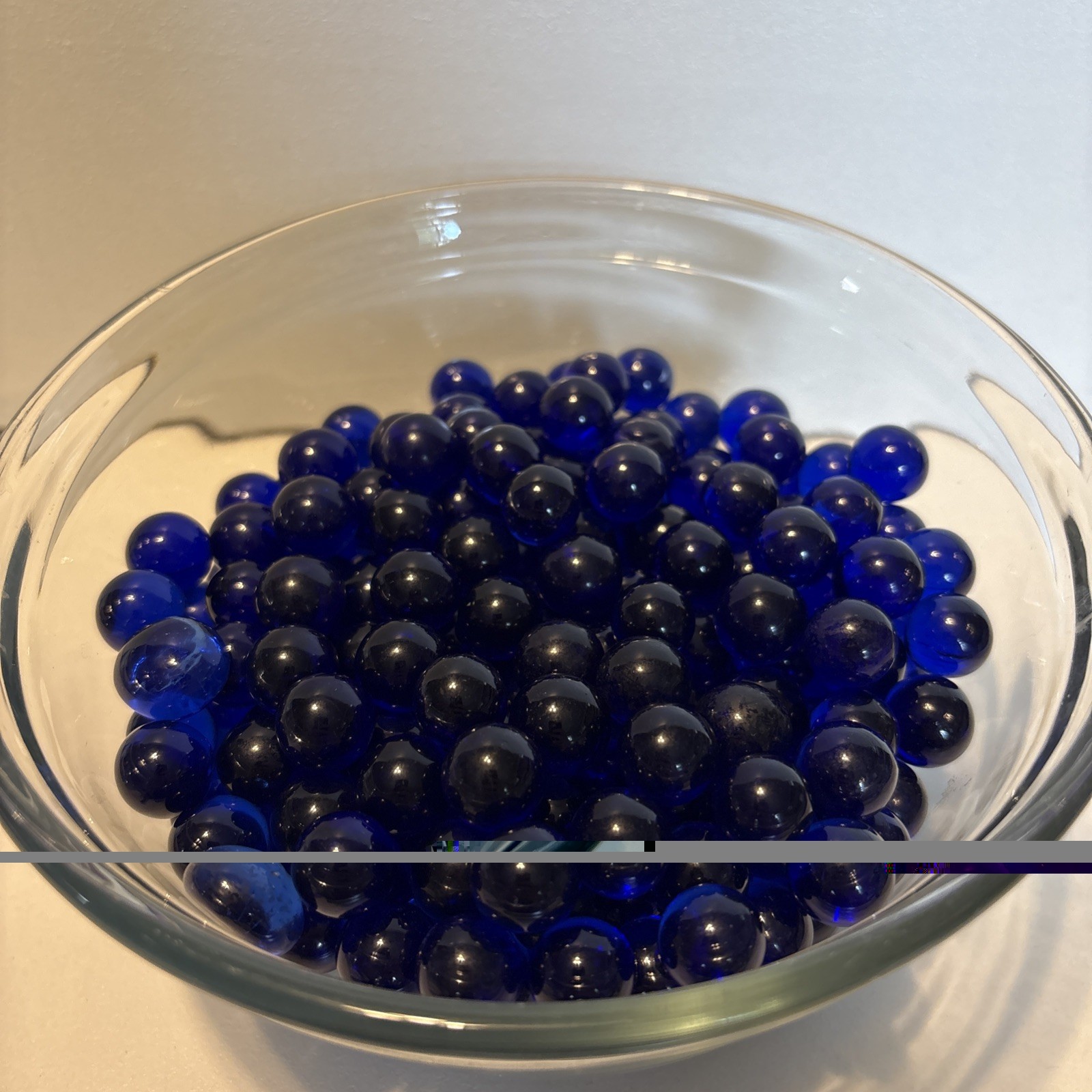 Dark Blue Glass Marbles Half Inch 1/2” 0.5” Over 2 Pounds About 1 Quart
