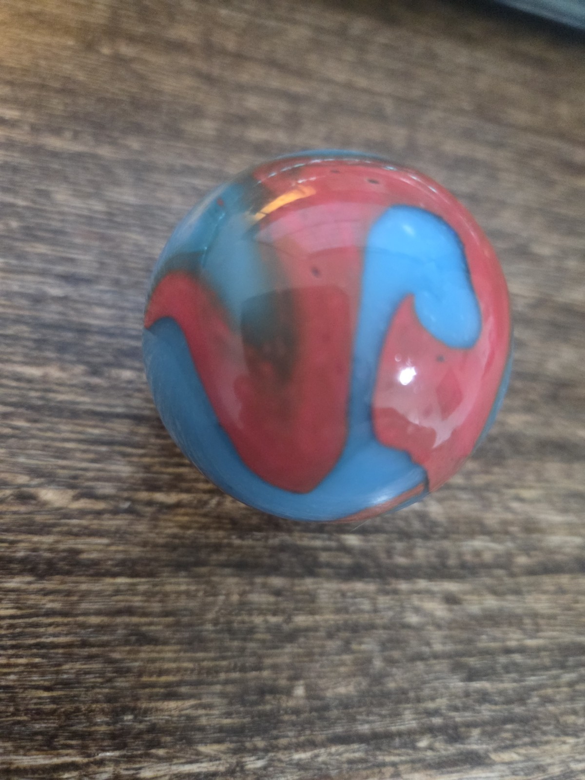 1.6″ Spiderman Superhero Marble SHOOTER HUGE – Near MINT Megamarble