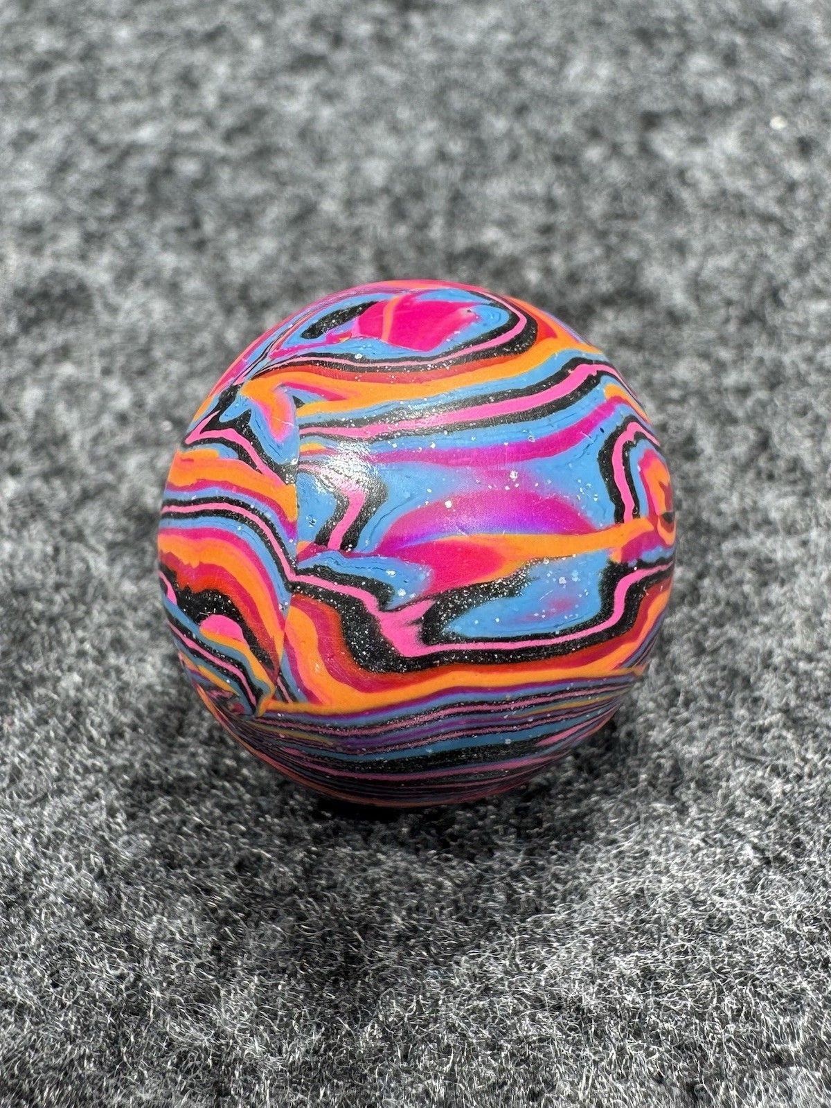 Handmade Marble – Exotic – Electric – Measures .84” Shooter