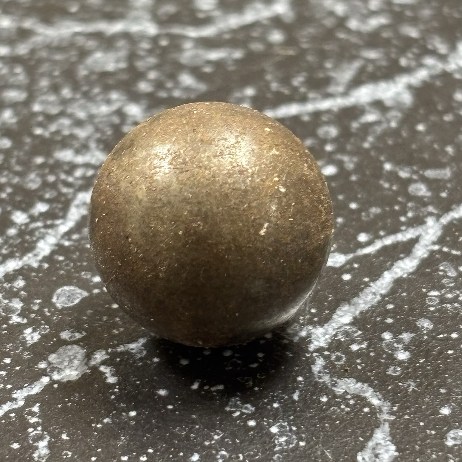 Vintage Steel Ball Bearing Sphere – Metal Industrial Ball/Marble .75″