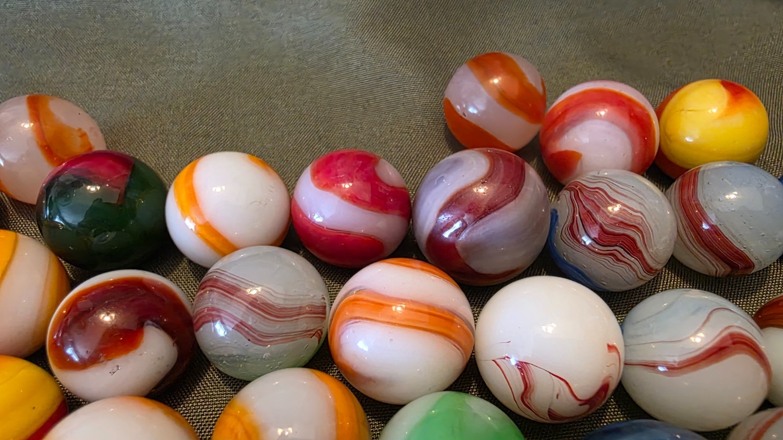 Vintage Lot Akro Corkscrew Marbles M/NM Corks Ox Patch and More Lot 1 +Free Ship