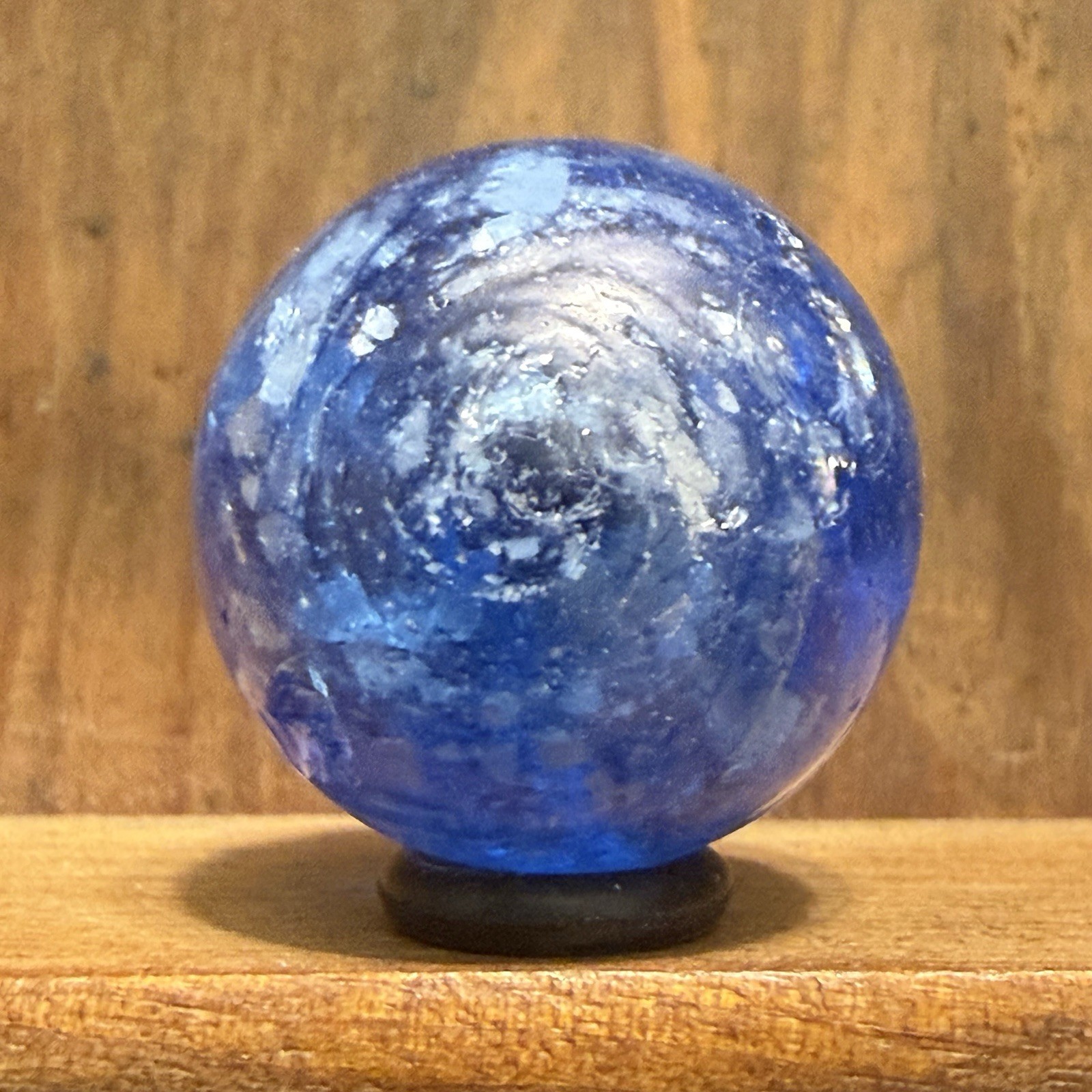 Antique German Handmade Mica Marble 13/16” Good(+) | 275
