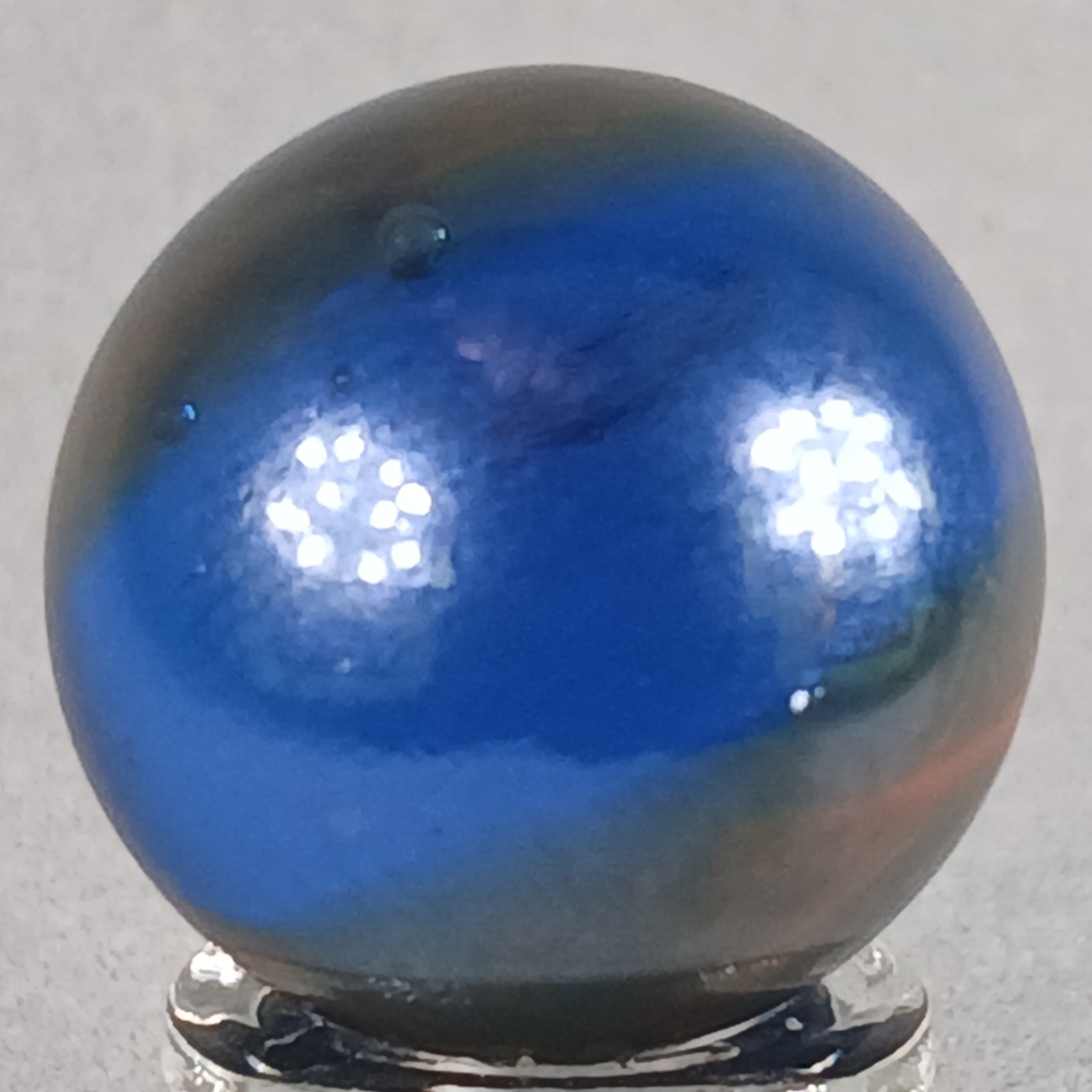 Vacor Iridescent Swirl Marble .62 Inches Near-Mint Condition Combined Shipping