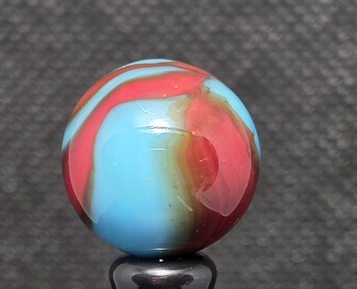 VINTAGE PELTIER NLR “BURNT SPIDERMAN” MARBLE MINT 0.63″