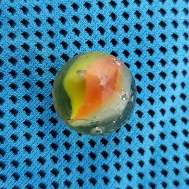 GOOD CONDITION 5 VINTAGE BEAUTIFUL CATEYE CAT EYE MARBLES 1970S 1980S