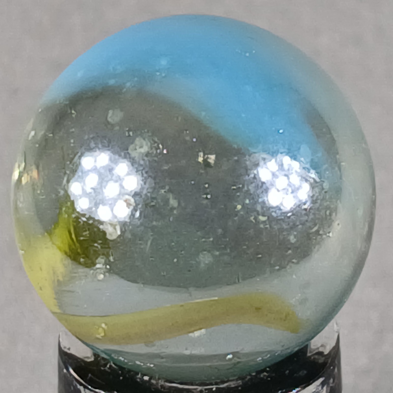 Vintage Imported Iridescent Patch Marble .62 Inches Near-Mint Condition