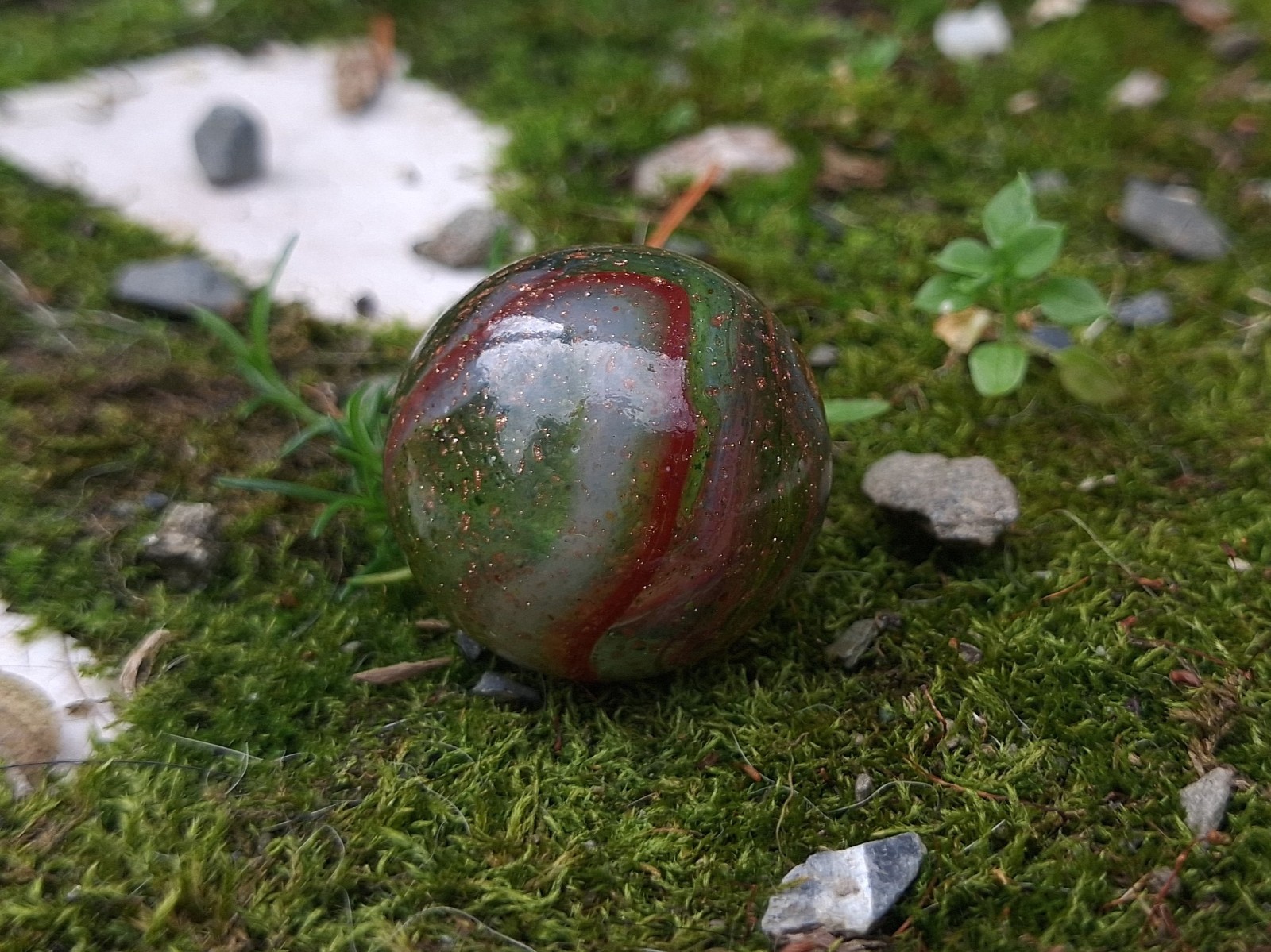 JABO/DAS Swirl Marble Size .77 Mint Asmade