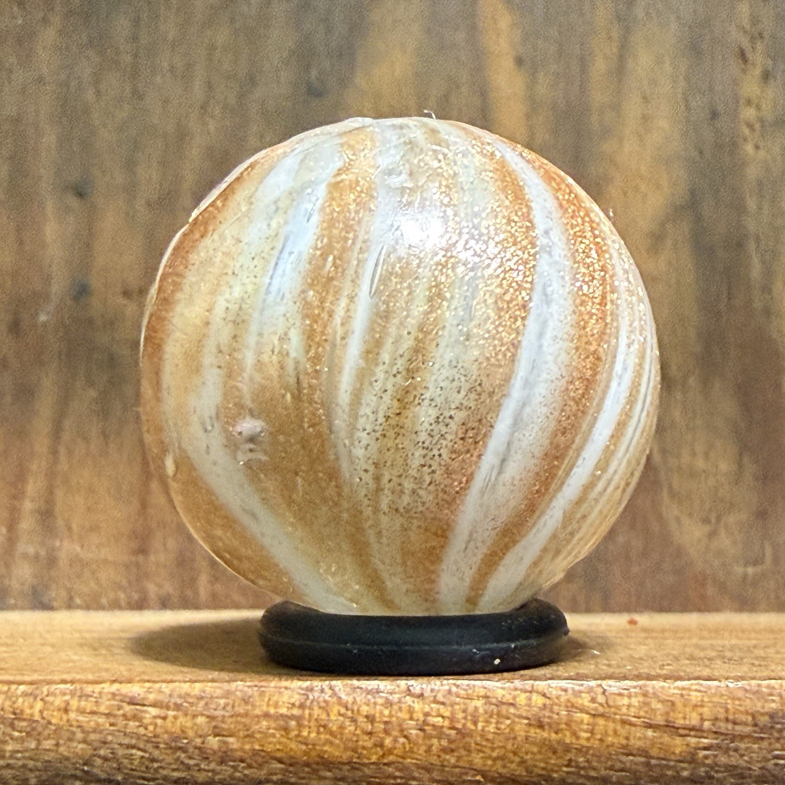 Antique German Handmade Onionskin Lutz Marble 13/16” Good(+) | 318