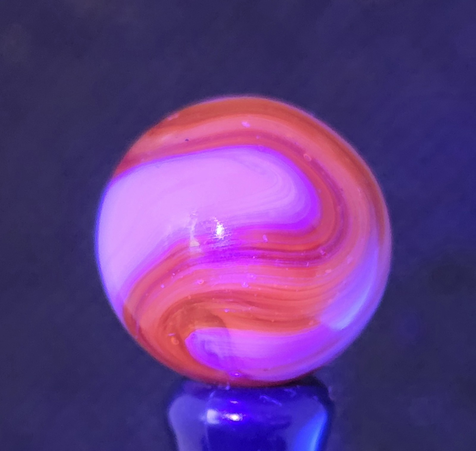 HTF VINTAGE CAIRO NOVELTY MARBLE 0.58″ MINT UV