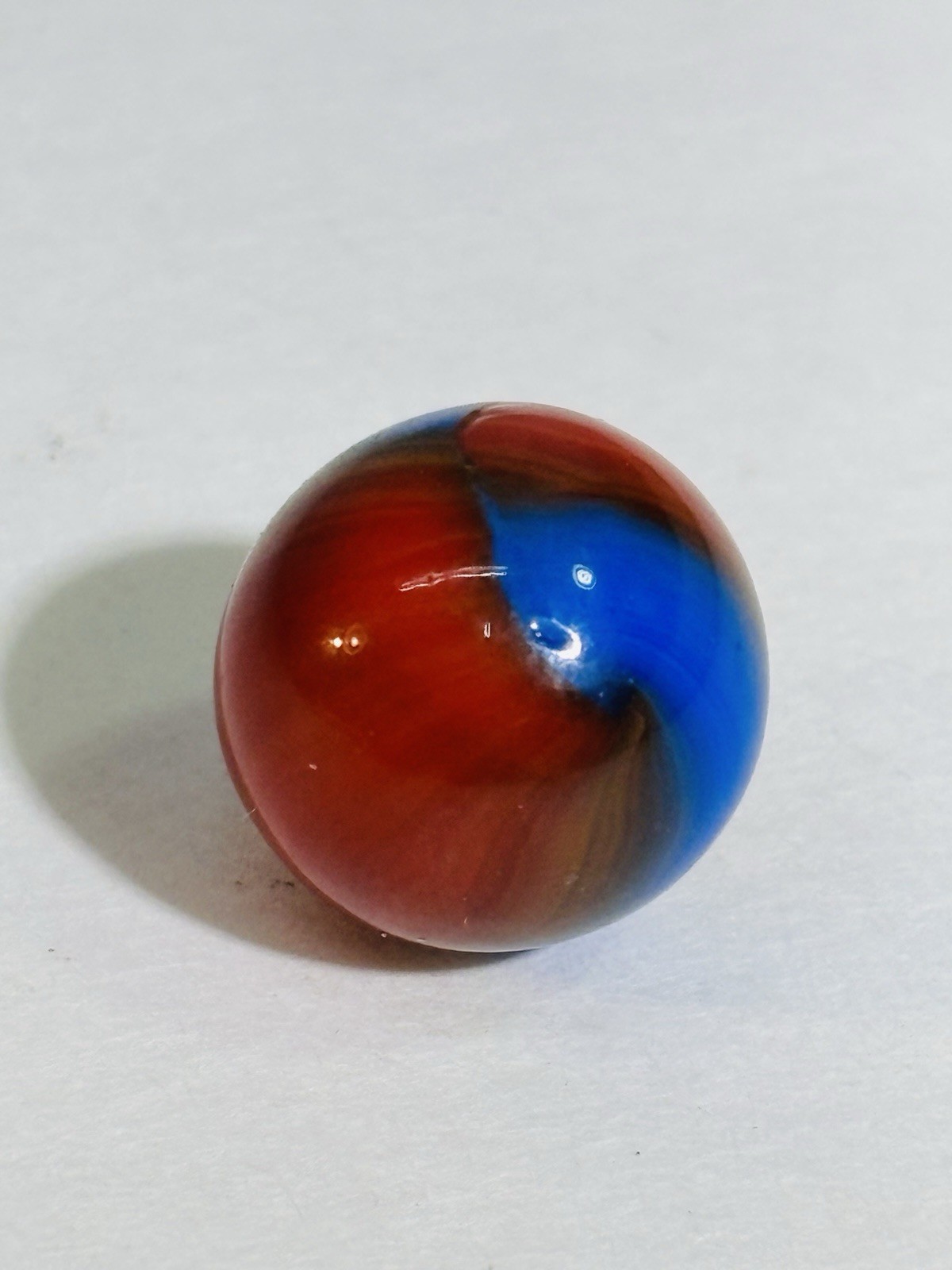 Vintage Marble King Spider Man Marble Near Mint Condition 0.60 15.26mm UV Glow