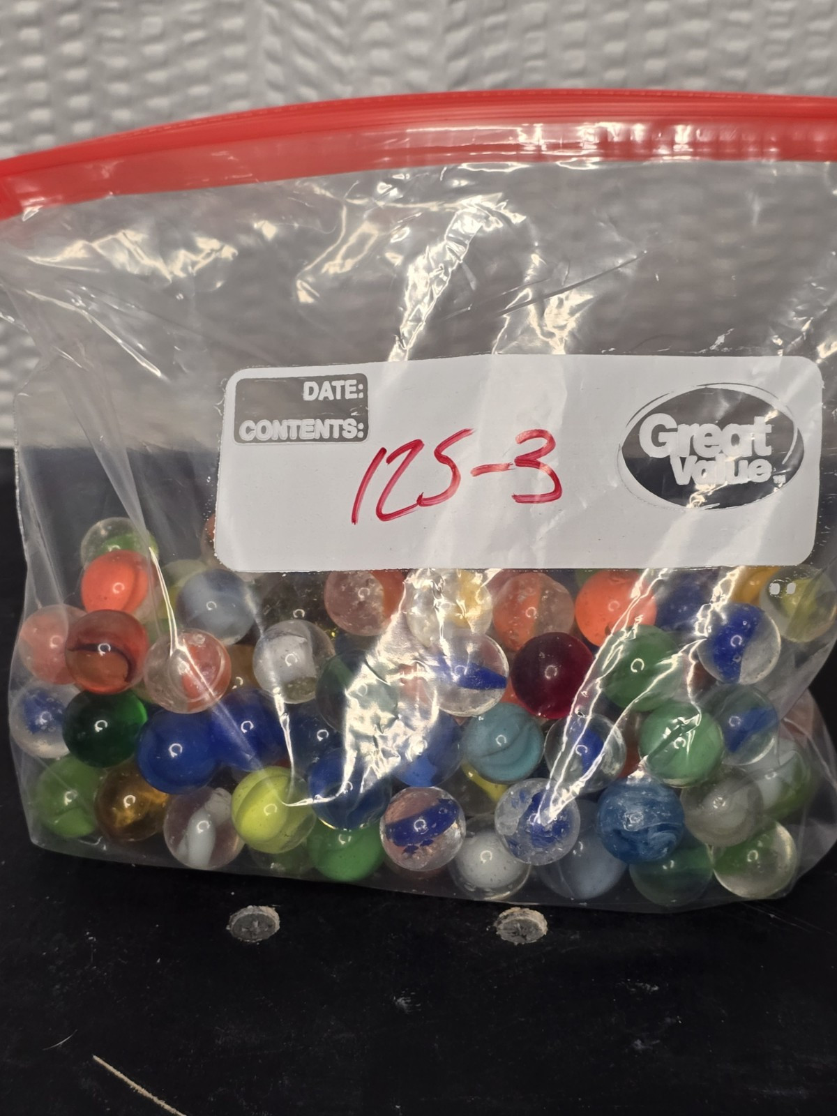 Lot Of Vintage Mixed collectible marble lot, approximately 125 Marbles