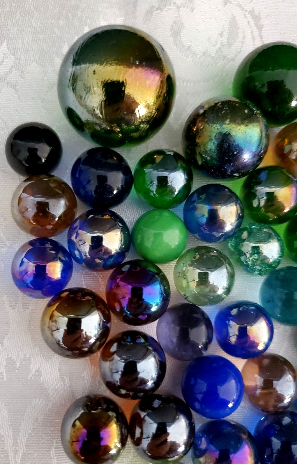 Souvenir Bag of Marbles Fred’s General Mercantile Beech Mtn NC Lot of 56