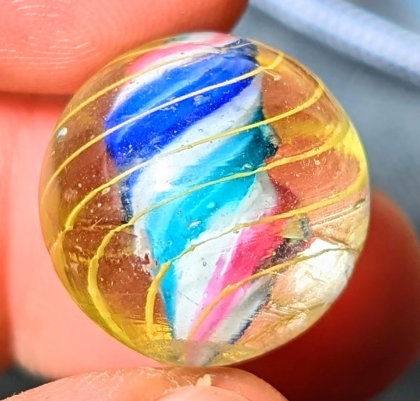 23/32″+ Tornado Precision Caged Solid Core German Handmade Marbles As-Made MM