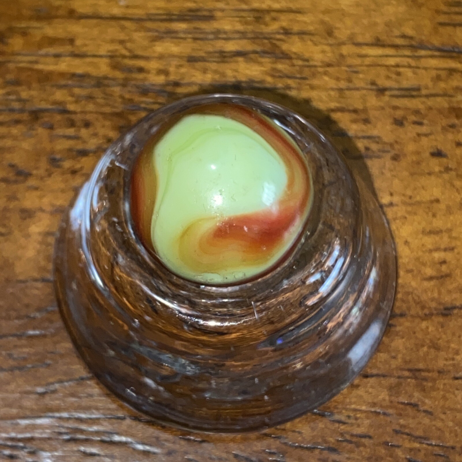 Akro Agate Corkscrew .61” Mint Condition