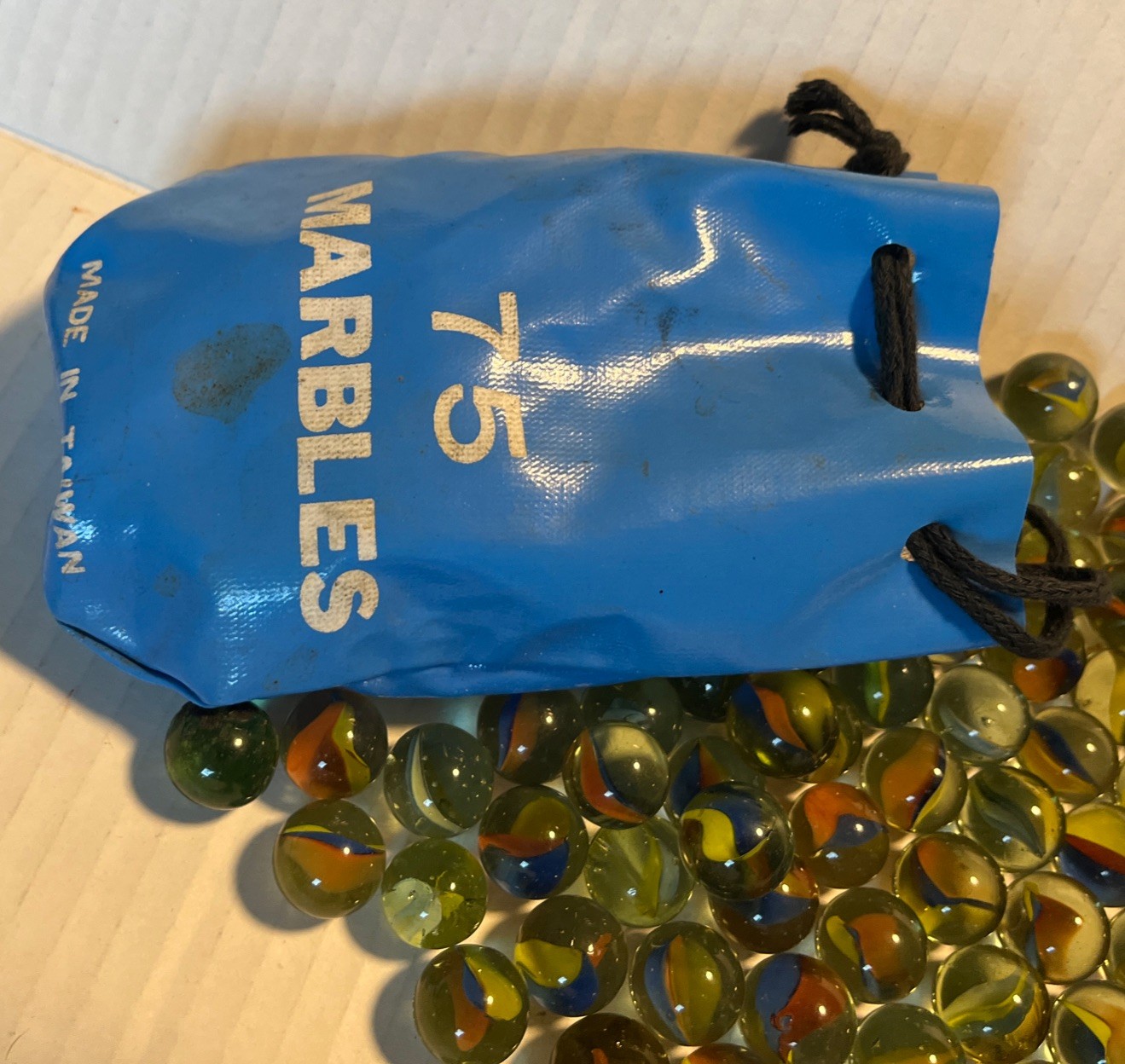 Vintage 1/2” Glass Marbles Lot Of 150+ Cats Eye -Wave – Swirl- Rainbow Of Colors
