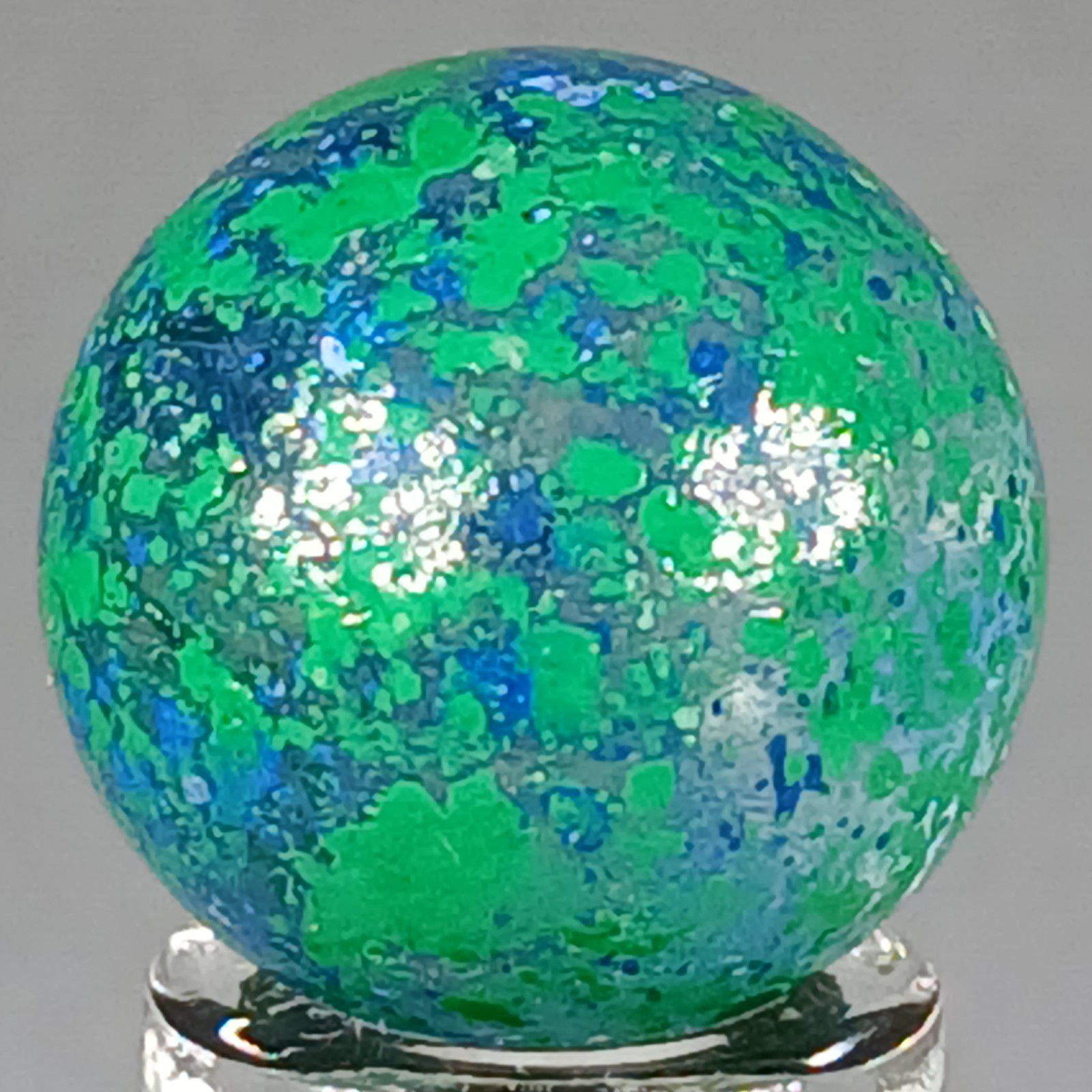 Vacor Earth Marble .64 Inches Mint Condition Combined Shipping
