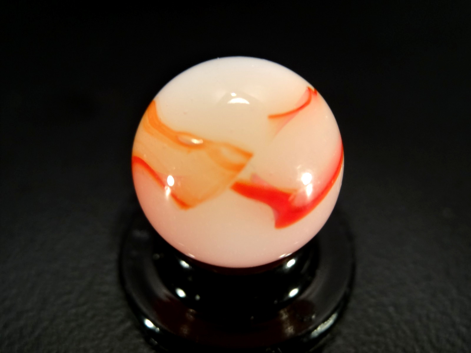 KOKOMO OPALESCENT GLASS CO. Made on the old Peltier machine on OPAL GLASS