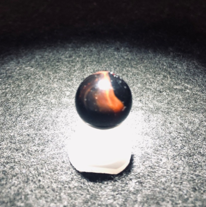 🔥Estate Sale Vintage Transitional “Mist Lutz” Marble Size 5/8 in / .61 in🔥