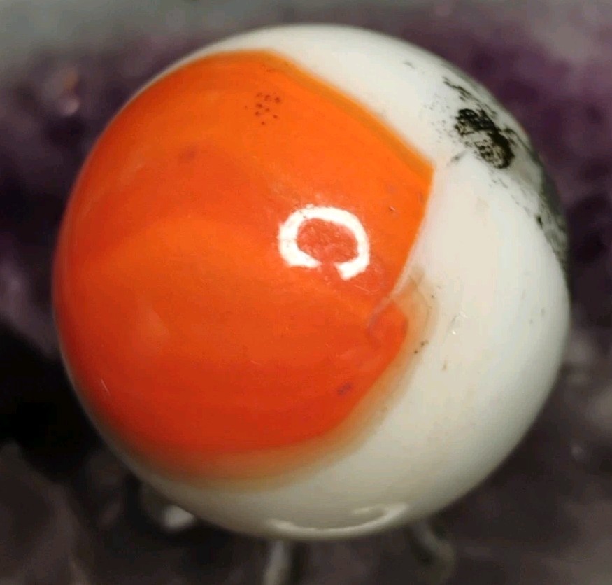 1.24″ HUGE VINTAGE MARBLE KING MARBLES W/ LOGO🔥RARE HTF NM-