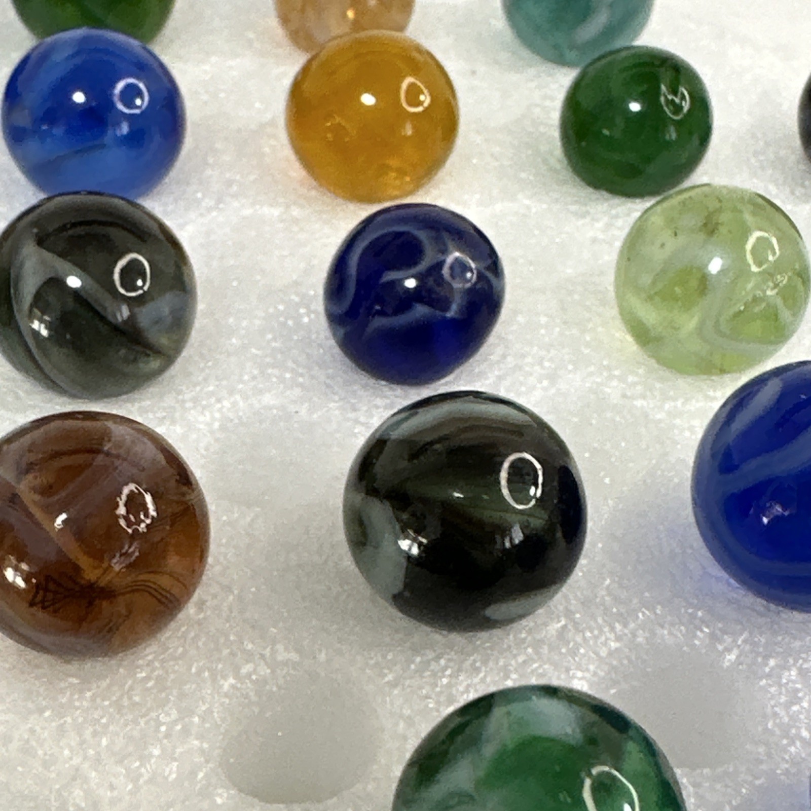 029 Mixed Lot Of 30 Vintage Translucent Swirls! Jackson, Davis, Alley,Ravenswood