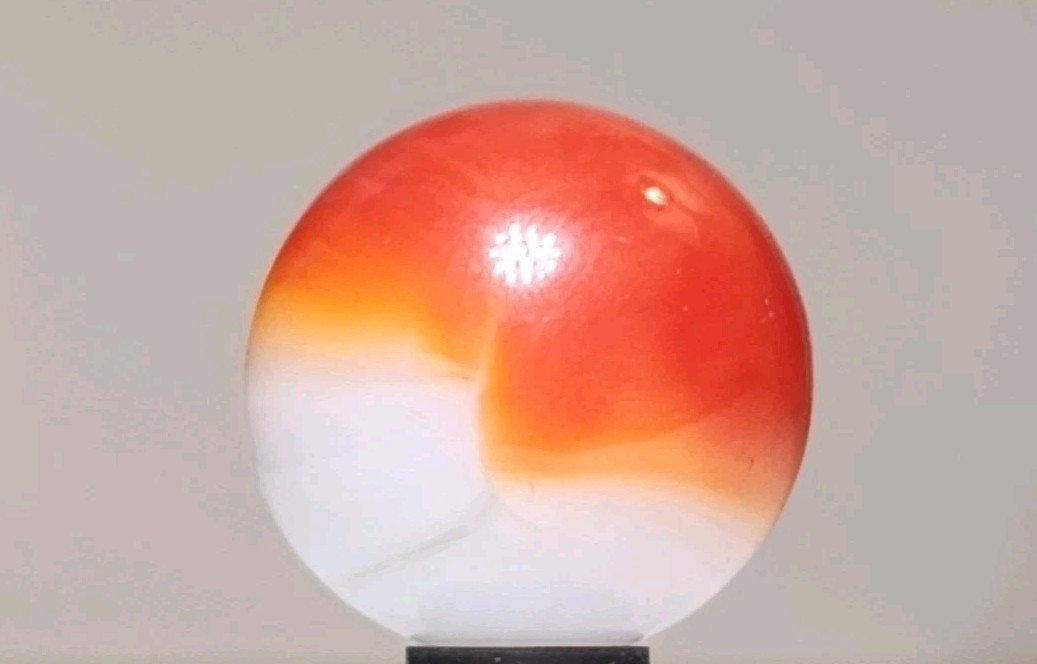 AKRO AGATE CO. ‘Patch’ .61″ Vintage Marble