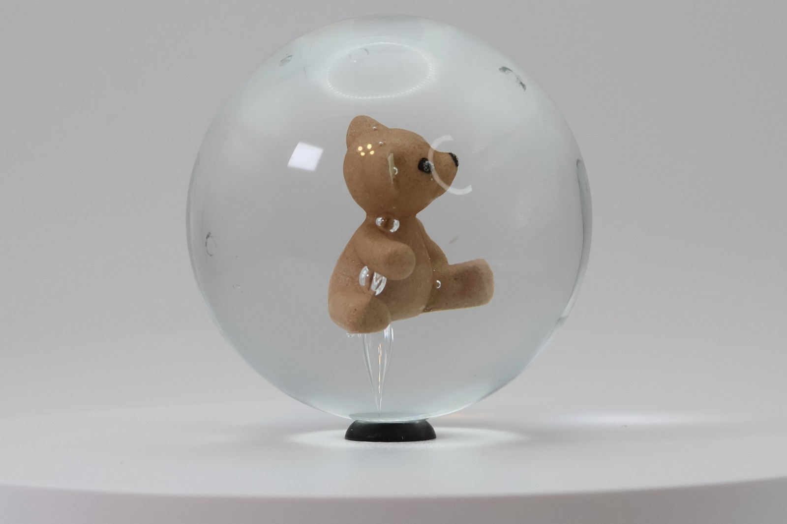 Contemporary colored Sulphide Marble – Teddy Bear 2.25″ NM-