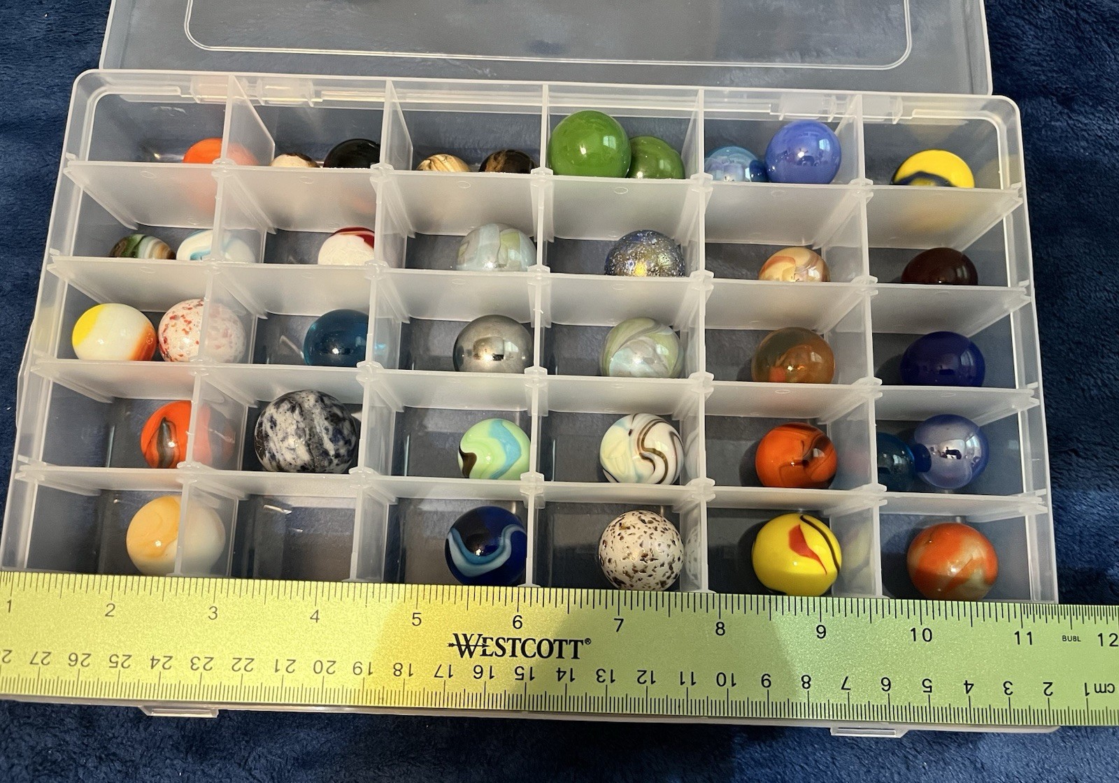 Vintage Marble Lot Nice Shooter Collection With Case Fast Shipping
