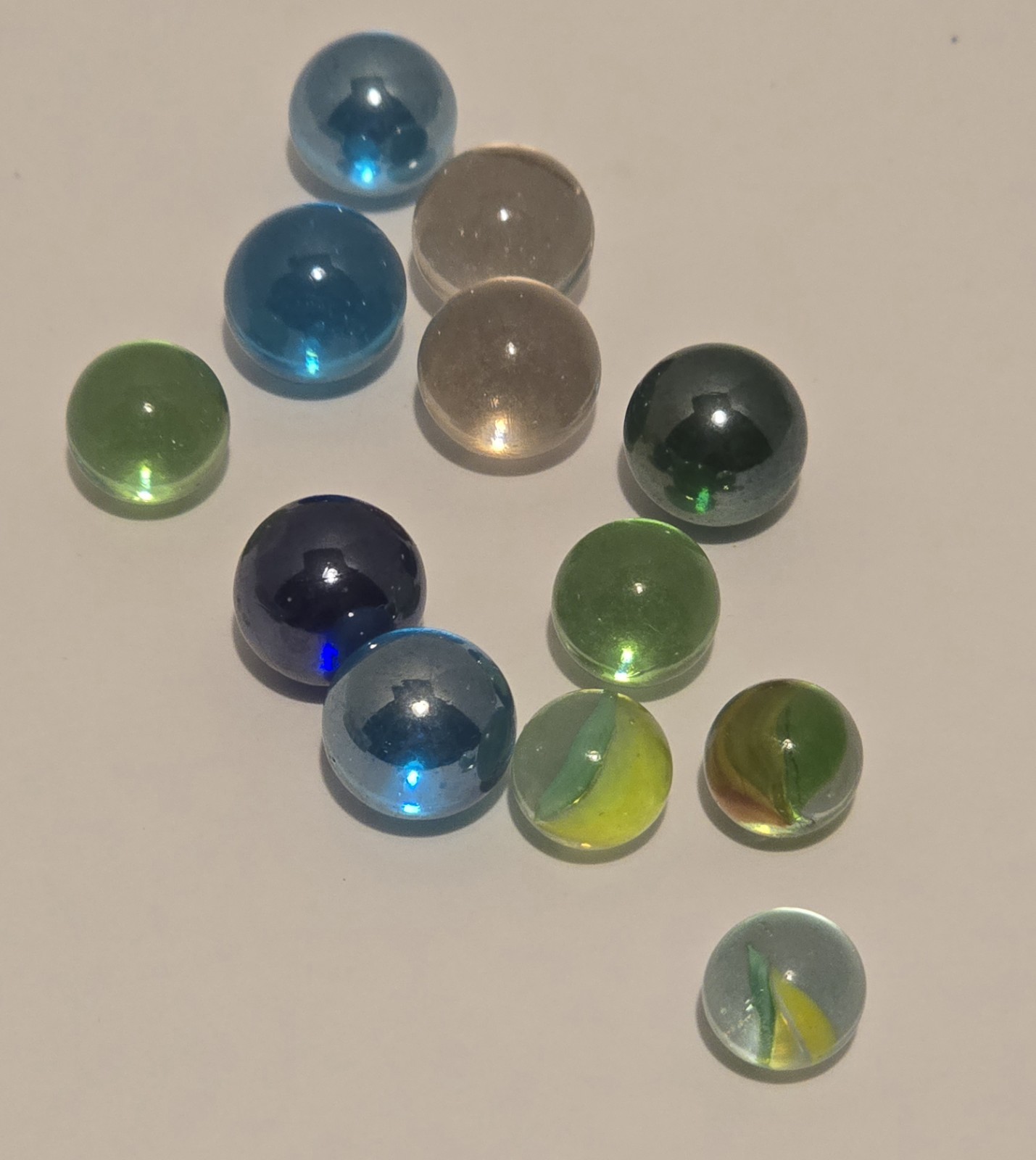 Vintage Marble Lot 150 Pieces Mixed Colors Sizes – Confetti Speckled Glass 3lbs