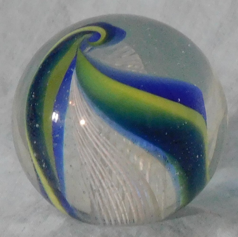 Andy Davis Contemporary Handmade Marble, 1 13/16″ Diameter, #9001B
