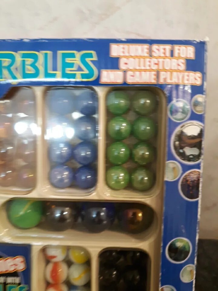 Marvelous Marbles 106 Marbles Jumbo Shooter Game Book Facts & History No.3717