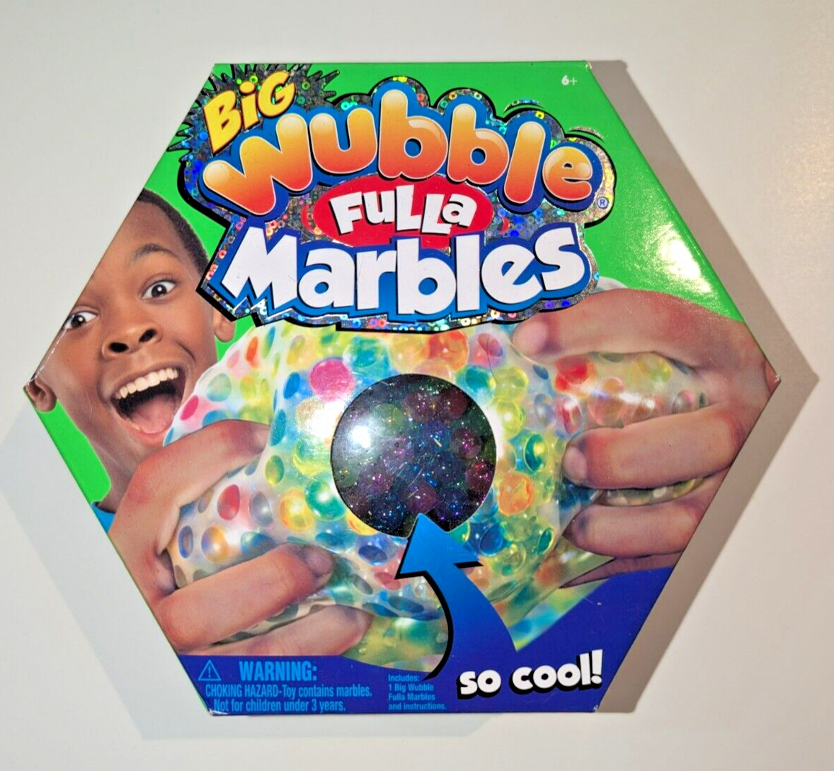 Big Wubble Fulla Marbles Sensory Toy. Squeeze. Squish & Twist It. Ages 6+