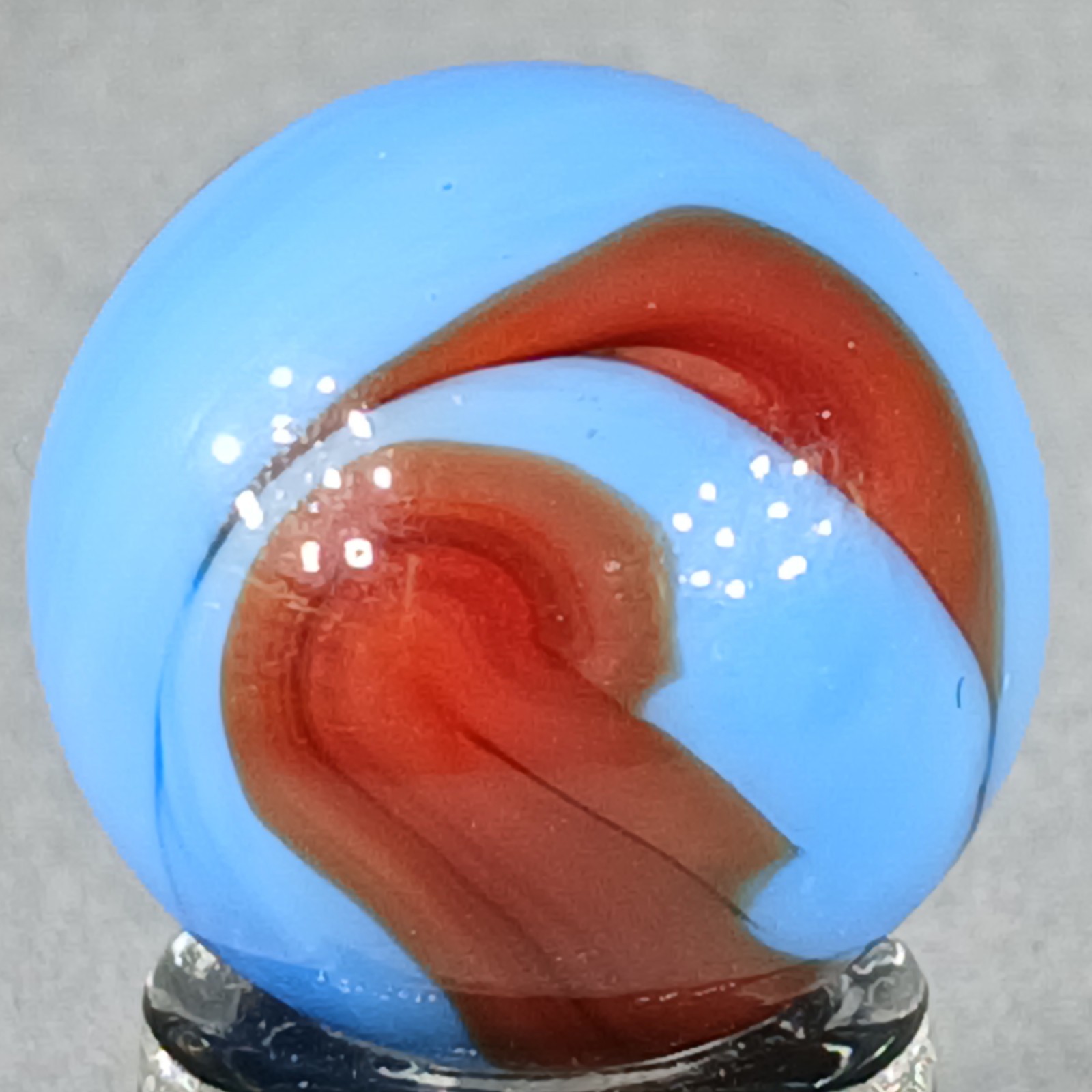 Vintage Christensen Agate Co. Swirl .62 Inches Near-Mint Condition