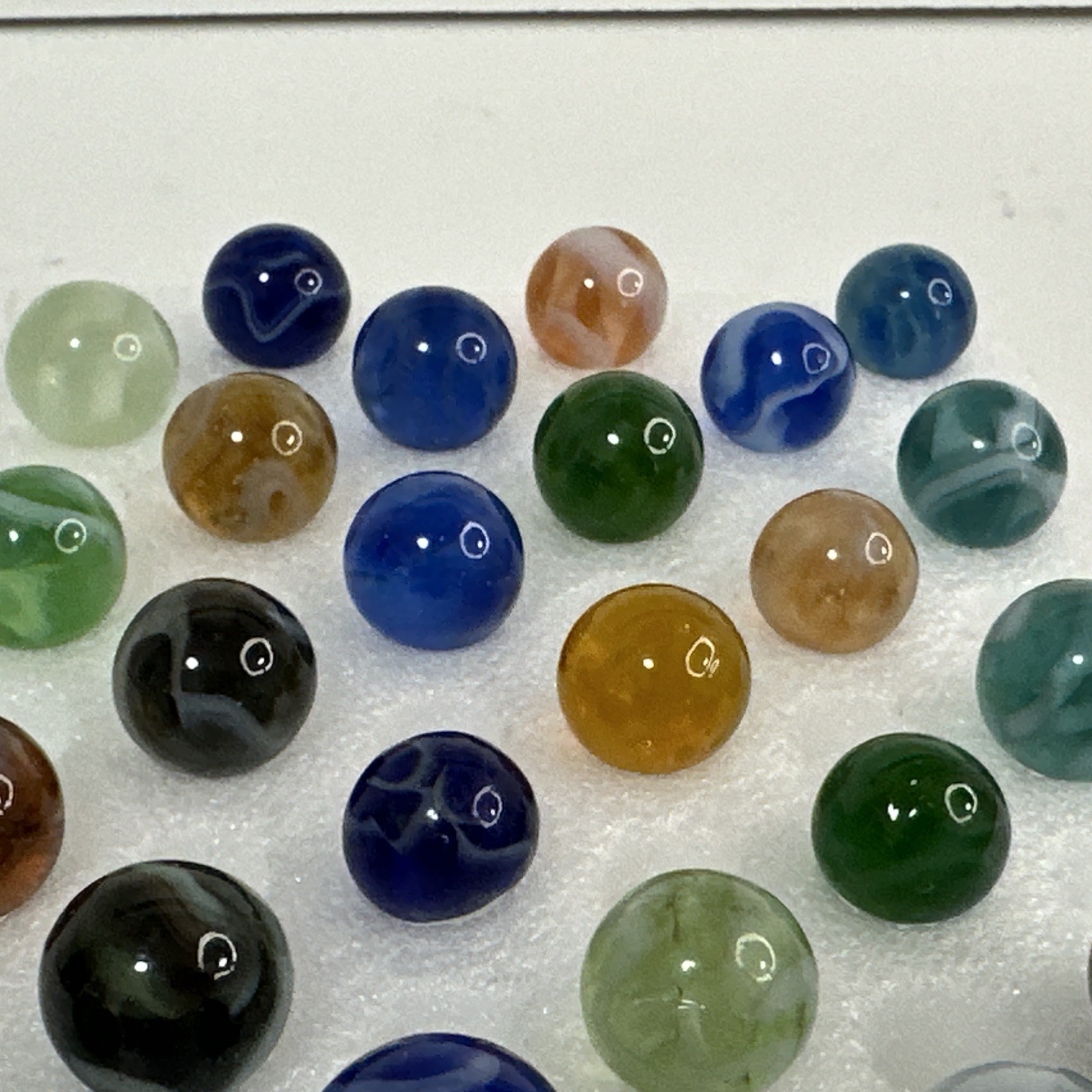 029 Mixed Lot Of 30 Vintage Translucent Swirls! Jackson, Davis, Alley,Ravenswood