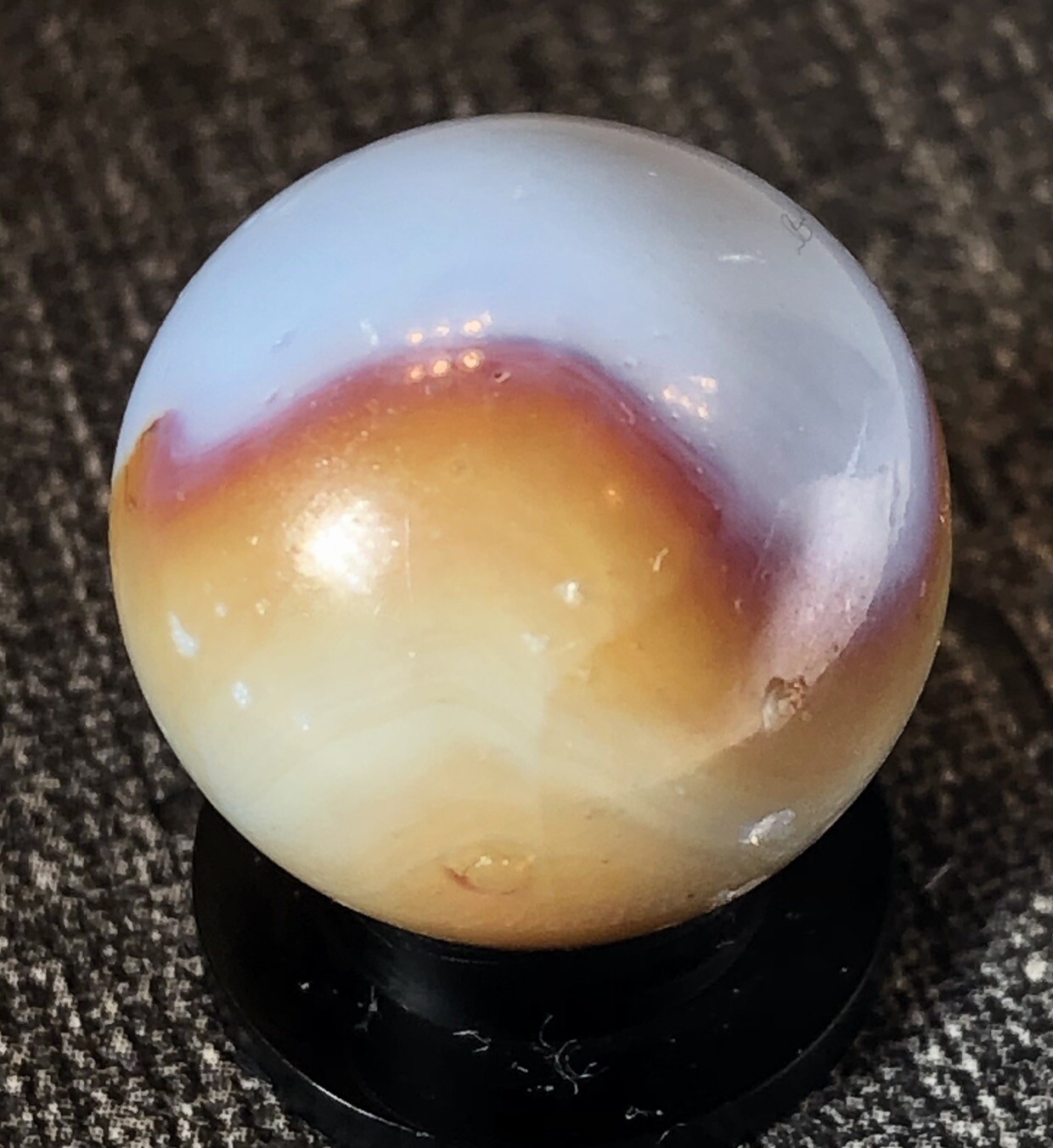 VTG Vitro Agate Superior Marble .66” Tiny Chips See Pics