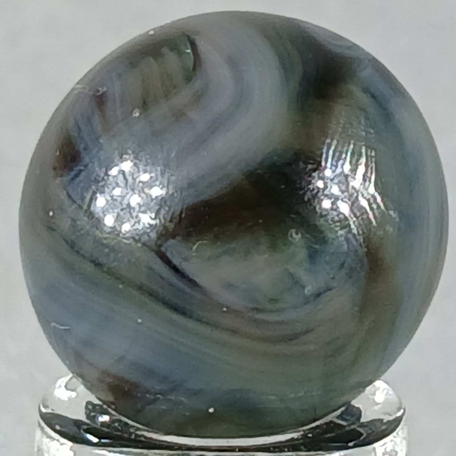 Vintage Champion Swirl Marble .56 Inches Near-Mint Condition Combined Shipping