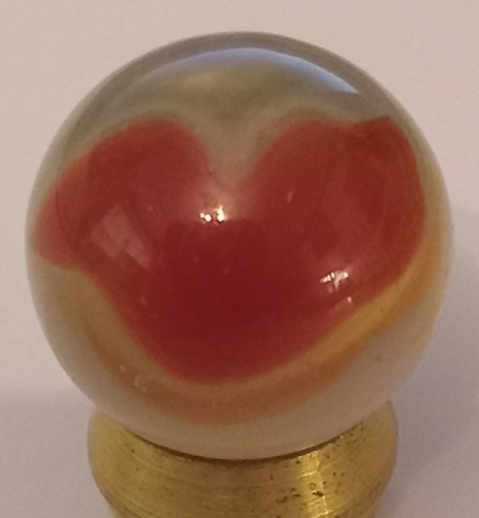 Vintage Vitro Agate Marble V Patch Conqueror? Phantom?
