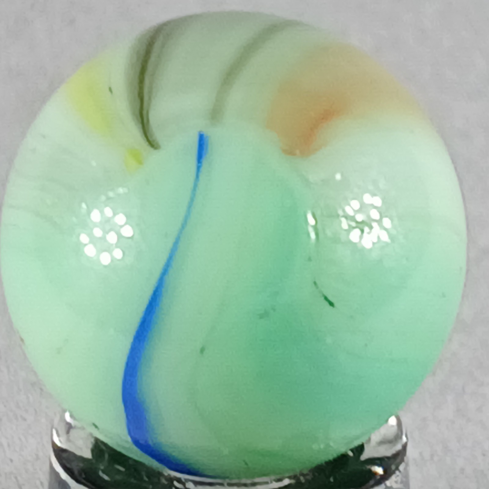 Vintage Imported Patch And Ribbon Marble .61 Inches Near-Mint Condition