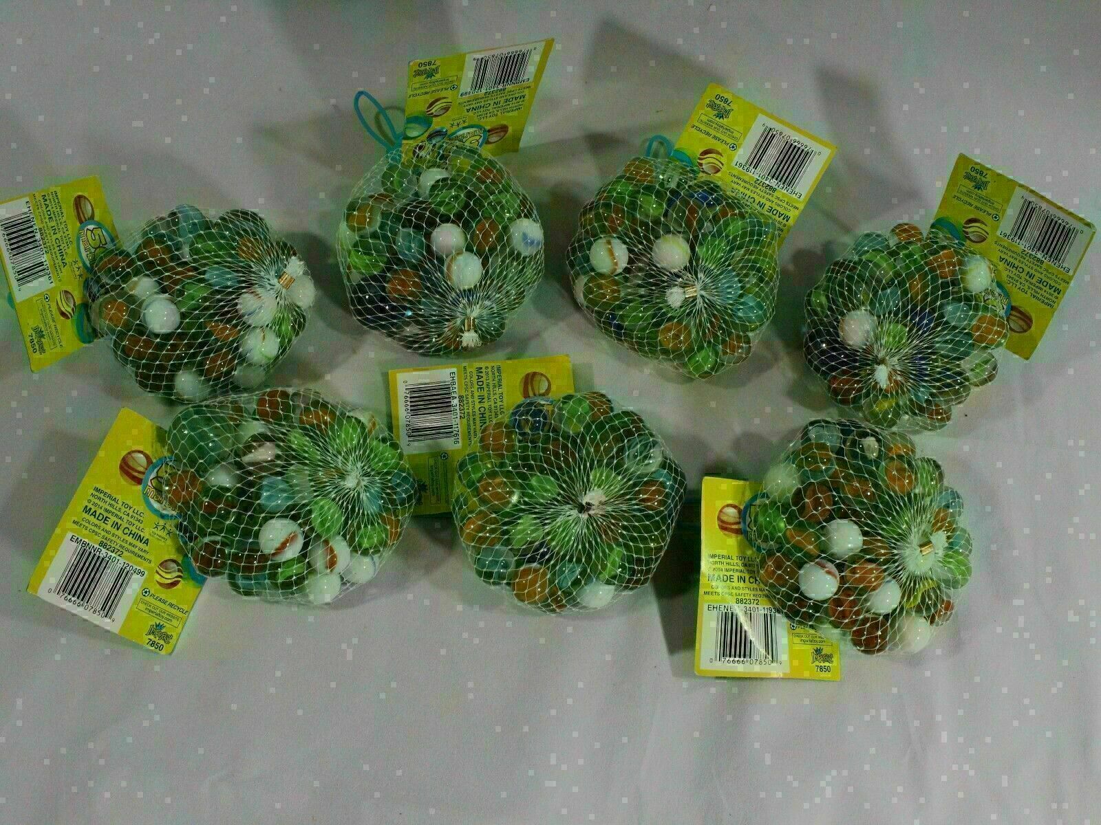 Lot of 350 Amazing Imperial Marbles with Shooter Cats Eye and Others C6