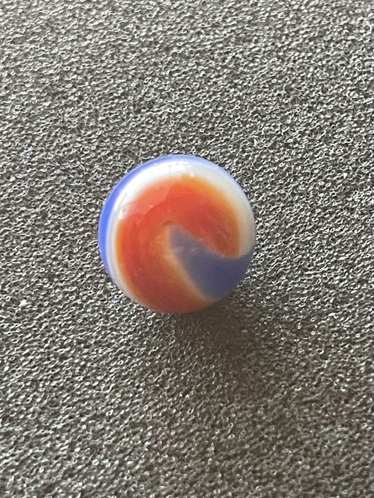 Peltier 5/8” Liberty Marble – Red, White & Blue Swirl – Collectible – #TM2537