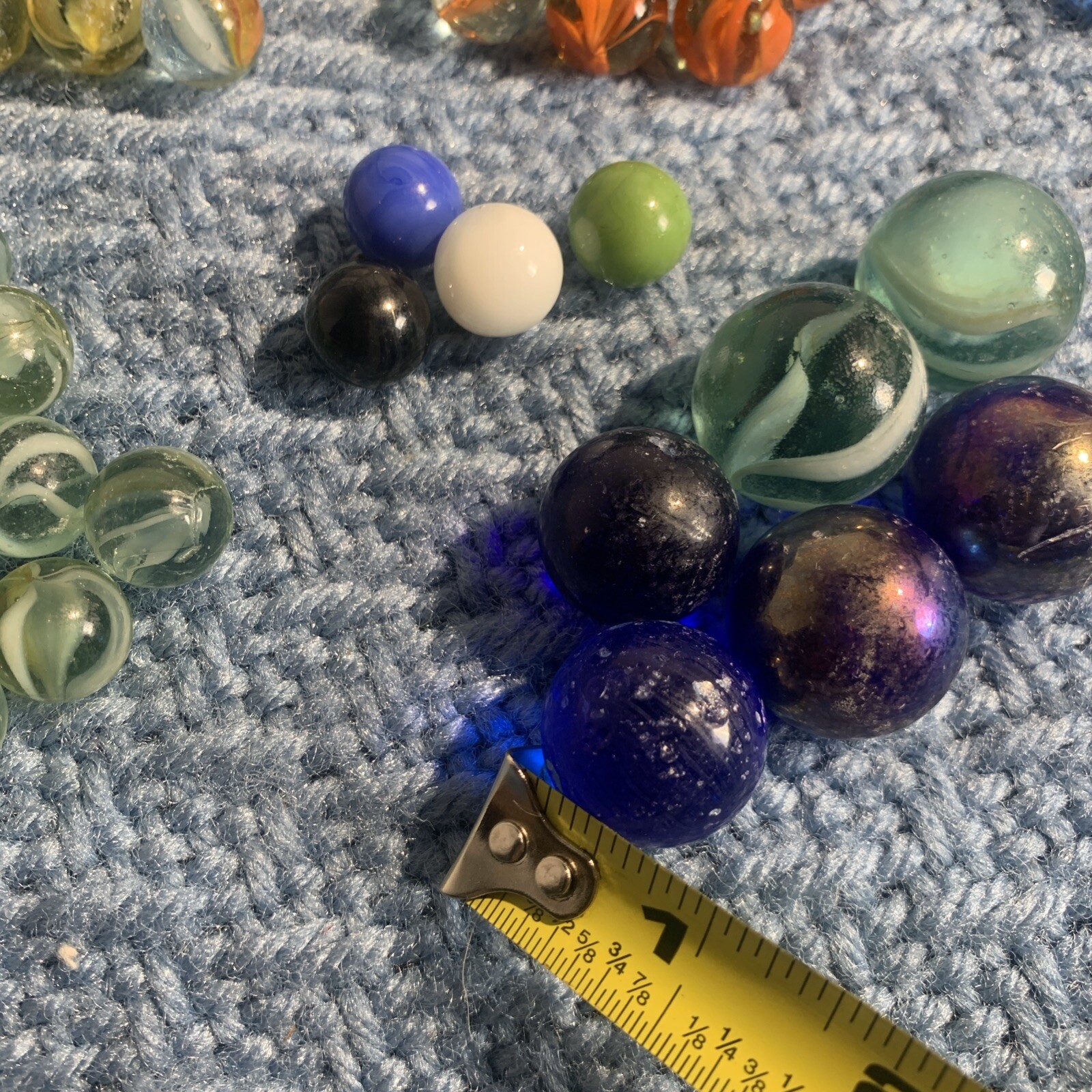 Vintage Marbles Large Lot 163 Pc Incl 6 Shooters READ