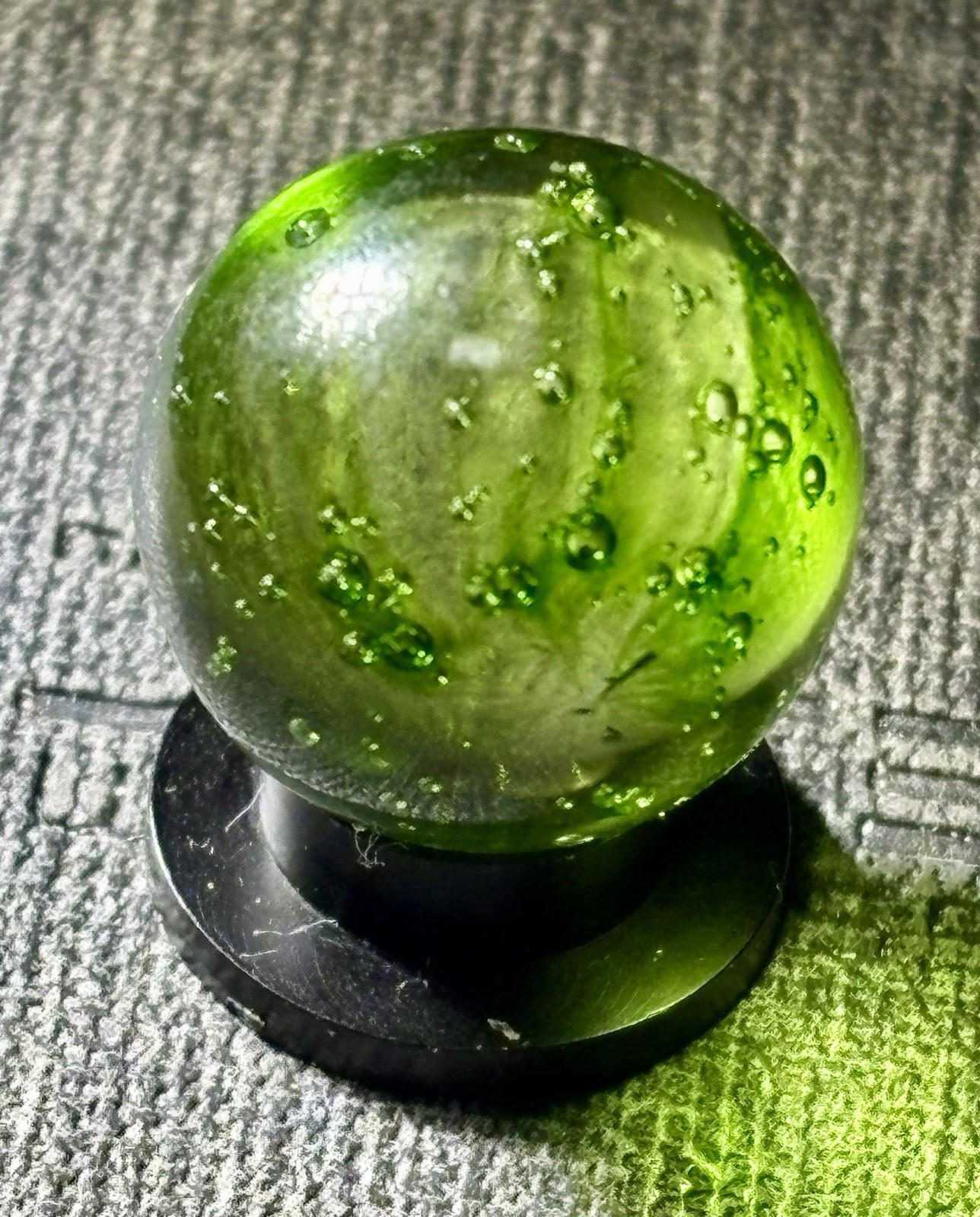 VTG Bogard / Heaton Caged Cat’s Eye Marble .66” NM