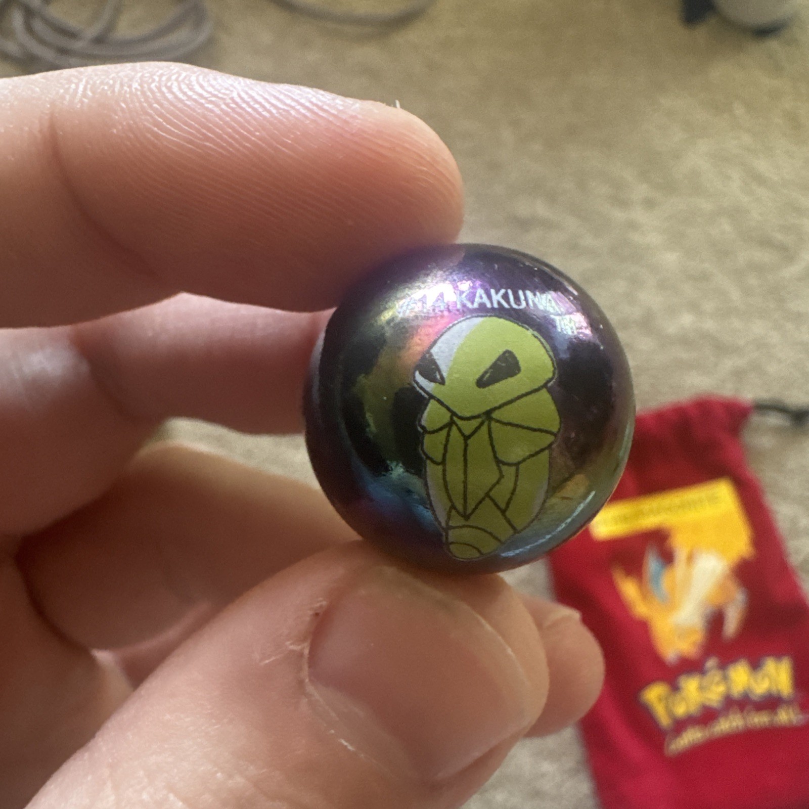 Pokémon Marble – #14 – KAKUNA – 2000s Holo Effect Rare