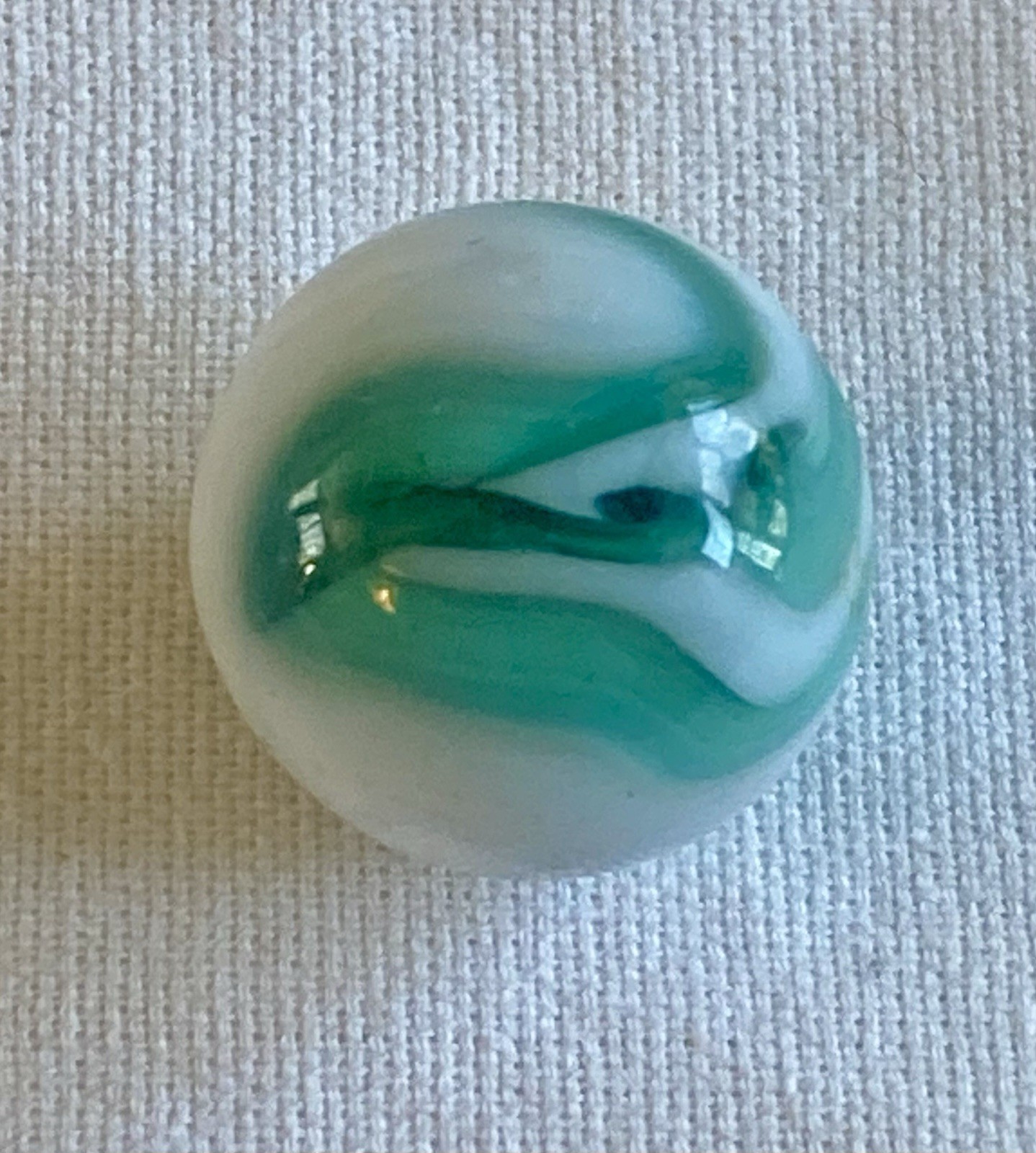 Vintage 1930s Alley Agate Swirl Marble ~9/16”~WWII Vet Estate (WW4)